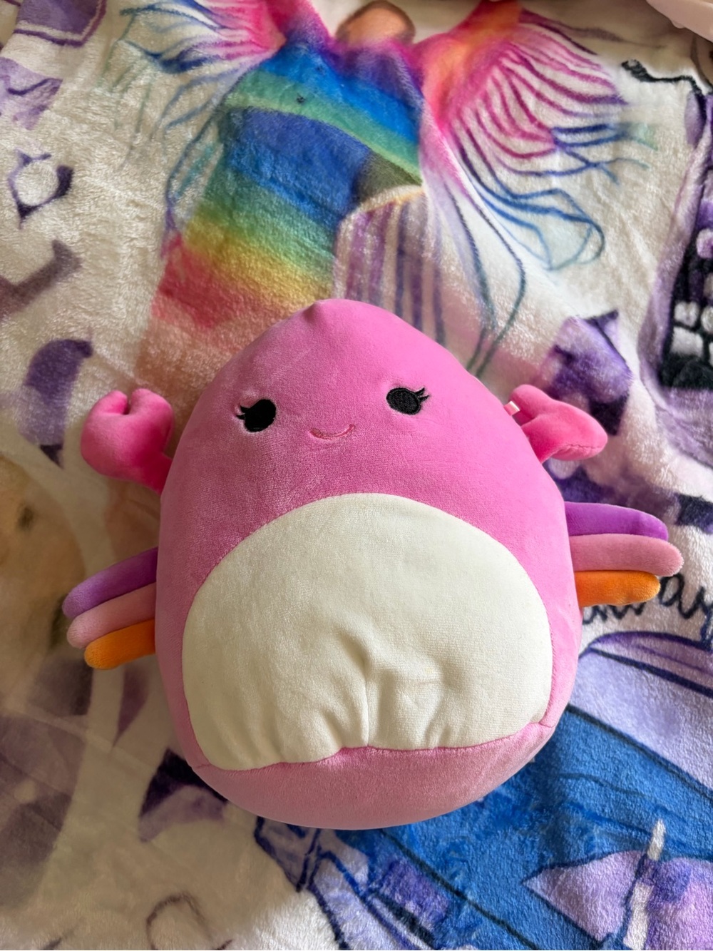 Pink crab Squishmallow